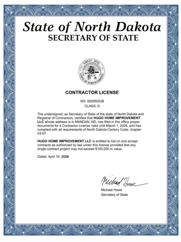 - fence building in North Dakota