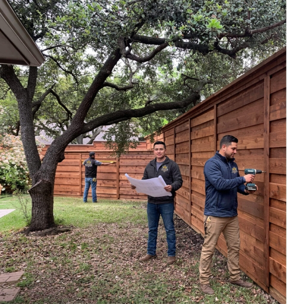 - fence building in North Dakota