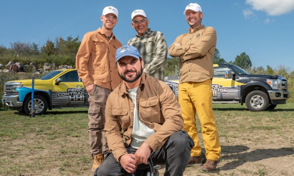 - fence building in North Dakota